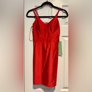 City Triangles Red Lace dress